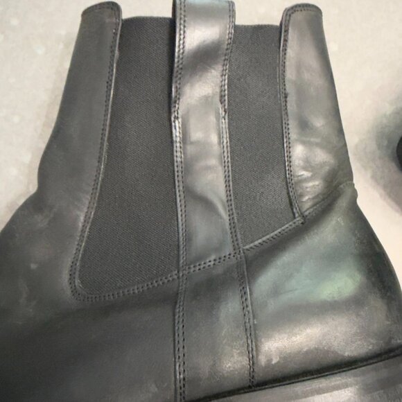 Johnston & Murphy Black Italian Leather Chelsea Boots – Size 12M - Picture 7 of 11
